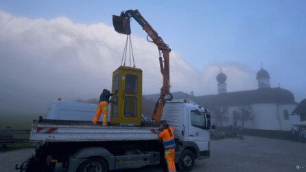 Gelbe Telefonzelle - Telekom baut Deutschlands letztes gelbes Relikt ab