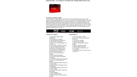 AMD - Diamond Multimedia verrät Details der Radeon HD 38x0