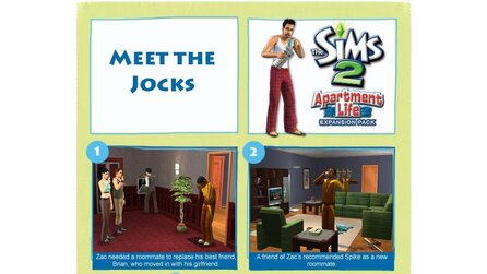 Die Sims 2: Apartment-Leben - Comic-Strip und Bilder zum Sims-Addon