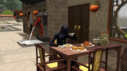 Die Sims 3: Reiseabenteuer - Screenshots mit dem Sensenmann