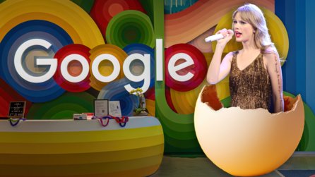 Ein spaßiges Google-Wimmelbild feiert die häufigsten Suchbegriffe der letzten 25 Jahre - und Taylor Swift schlüpft aus einem Easter Egg