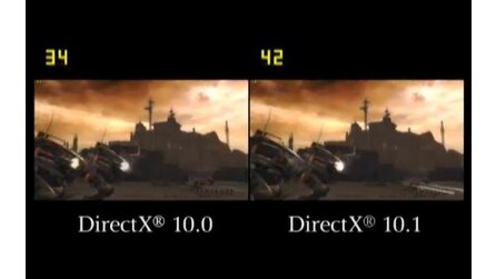 Der DirectX 10.1-Vorteil - Video belegt Mehrleistung