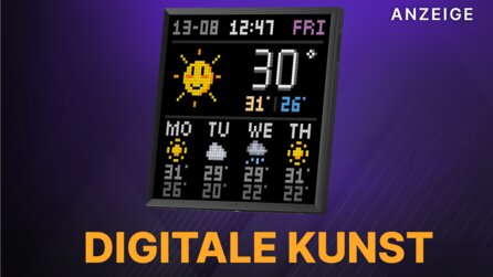 Digitale Kunst zum Ausstellen: Preiswertes PixelArt Display bei Amazon