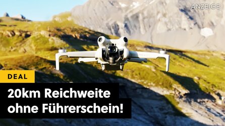 4K-Aufnahmen mit 100 FPS aus der Vogelperspektive: Diese Drohne hat 20km Reichweite und braucht keinen Führerschein!