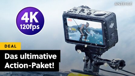 Diese GoPro-Alternative hat mächtig was drauf und mit diesem ultimativen Paket seid ihr für jedes Abenteuer gewappnet!