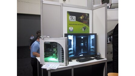 IDF: Doom 3 auf Riesen-LCD - Nvidia zeigt Id-Spiel mit SLI