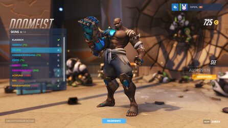 Overwatch - Alle Skins von Doomfist