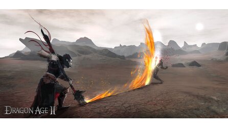 Dragon Age 2 - Neues Artwork: Flammenlanze als Fernangriff