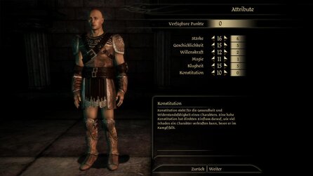 Dragon Age: Origins - Charaktereditor im Bild