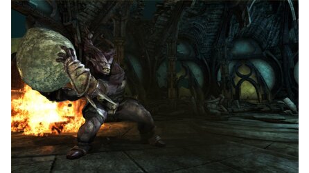 Dragon Age: Origins - Gehörnter Riese beim Kugelstoßen