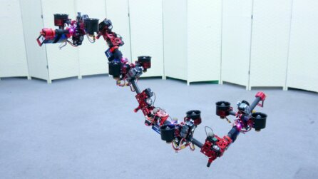 Projekt DRAGON - Drohne verändert ihre Form - während sie in der Luft schwebt