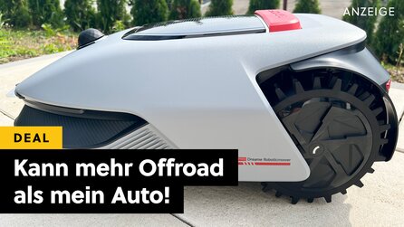 Dieser Mähroboter ist besser als mein eigenes Auto - ohne Draht und so gut, dass er sogar unseren Baustellen-Acker gemäht bekommt!