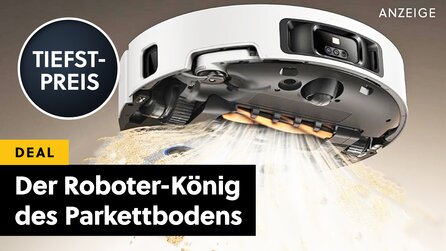 Teaserbild für 30.000 Pa, 4 cm Türschwellen und 3 verschiedene Mopps – den Alleskönner von Dreame gibts aktuell zum Tiefstpreis zu holen!