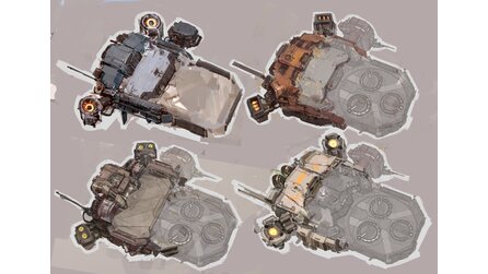 Dropzone - Artworks und Konzeptzeichnungen