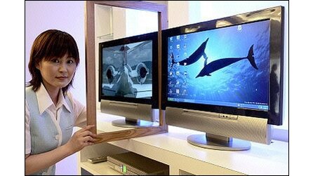 CES 2013 - OLED-TV zeigt vier Zuschauern vier Programme gleichzeitig