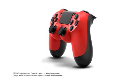 Sony PlayStation 4 - Bilder vom blauen und roten DualShock 4
