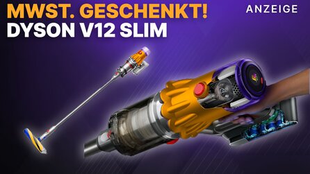 Dyson V12 Slim Absolute Akkustaubsauger jetzt in der MediaMarkt MwSt geschenkt-Aktion