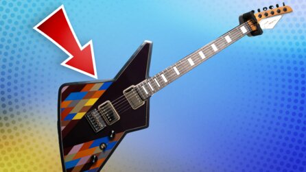 5 Jahre waren nötig, um diese E-Gitarre zu entwickeln: Sie kostet über 2.000 Euro und kann dank E-Ink-Display die Farbe wechseln