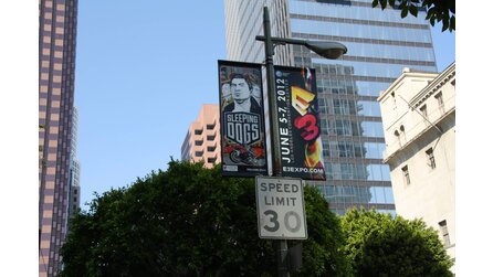 E3 2012 - Spiele-Werbung - Übergroße Plakate stimmen auf die E3-Messe ein