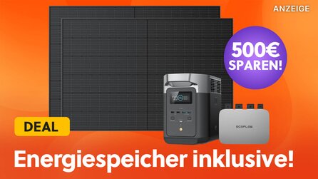 Solaranlage mit Stromspeicher bei Amazon 500€ günstiger: Dieses Balkonkraftwerk 600W Komplettset ist genial!