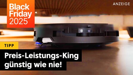 20.000 Pascal + günstiger als je zuvor: Bockstarker Saugroboter schon jetzt zum Black Friday-Preis!