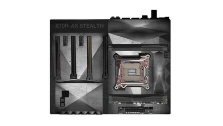 ECS X79R-AX Stealth - Sockel 2011-Mainboard mit »Tarnkappen«-Kühlung
