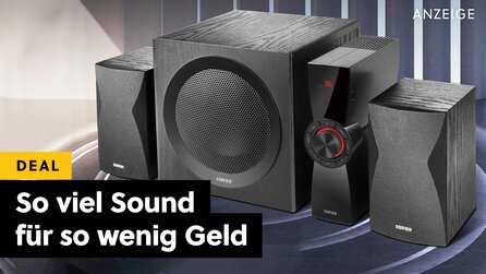 Großes 2.1 Soundsystem unter 100 €?! Das bekommt ihr nur noch kurz bei Amazon