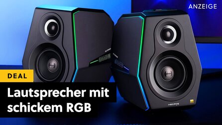 Noch nie habe ich so krasse PC-Lautsprecher gesehen: HiFi-Klang zum Zocken ist jetzt für kurze Zeit lächerlich günstig!