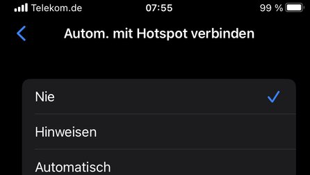 iPhone Privatsphäre - Screenshots