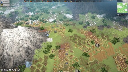 Elaborate Lands - Screenshots zum Aufbau-Strategiespiel mit Hexfeldern