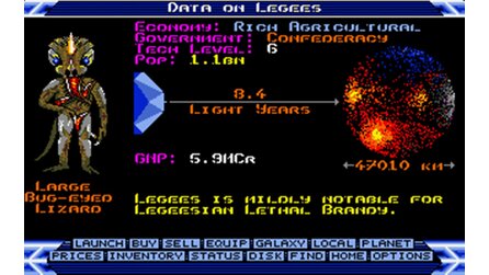 Polygone in Elite 1984 - Screenshots