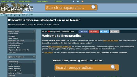 Emuparadise - Emulatoren-Website entfernt alle ROMs aus Sorge vor rechtlichen Schritten