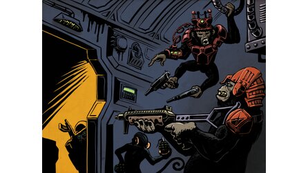 Encased - Konzeptskizzen zum Sci-Fi-RPG im Fallout-Stil