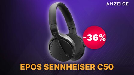 Mehr Active Noise Cancelling geht nicht: EPOS Sennheiser C50 Wireless Kopfhörer jetzt mit über 100€ Rabatt bei Amazon