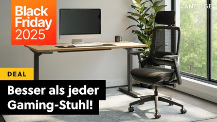 Lordosenstütze, 3D-Armlehnen und patentierte Synchronmechanik: Unter 500€ empfehle ich keinen anderen Bürostuhl als diesen!