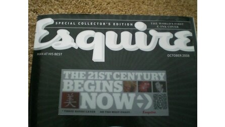 Esquire mit E-Ink-Cover - Oktoberausgabe schreibt Geschichte