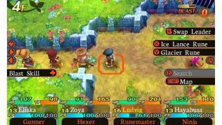 Etrian Mystery Dungeon - Screenshots