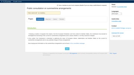 Sommerzeit: Ja oder Nein - Votum-Server der EU brechen zusammen