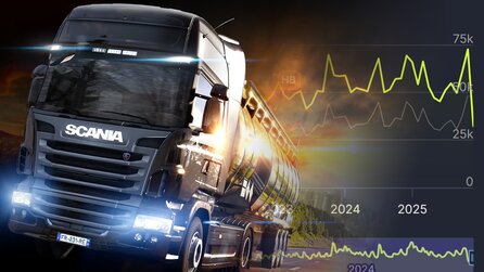 Fast schon absurd: Der Euro Truck Simulator 2 ist seit 13 Jahren draußen, aber bekommt jedes Jahr mehr Spieler - jetzt hat er wieder einen Rekord gebrochen