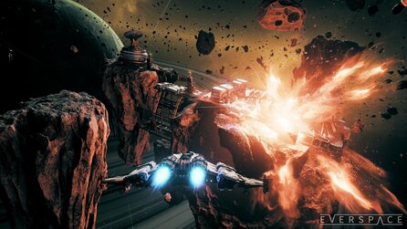 3D-Grafik im Wandel der Zeit - Explosionen in Everspace