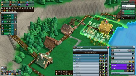Factory Town - Screenshots zum Factorio-artigen Aufbauspiel