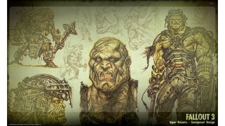 Fallout 3 - Konzeptstudien der Kreaturen