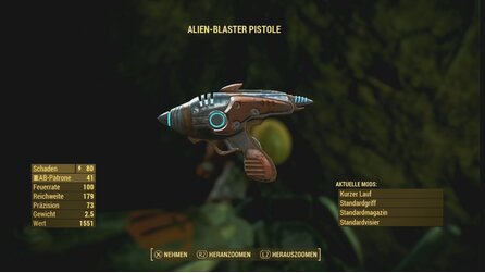 Fallout 4 - So findet ihr den Alien Blaster