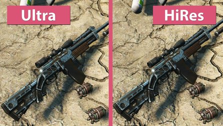 Fallout 4 - Grafik-Vergleich: HiRes Texture Pack gegen Standard Texturen auf Ultra