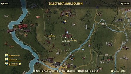 Fallout 76 - Interaktive Weltkarte veröffentlicht, inklusive Power-Armor-Fundorte