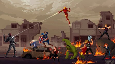 Filmklassiker in Pixelform - Künstler baut bekannte Filme in Pixel-Art-Works um