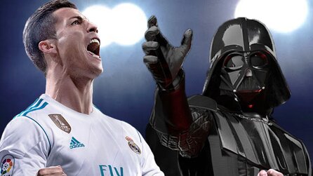 FIFA 18 vs. Battlefront 2 - Ronaldo + Messi zu kaufen dauert 6-mal so lang wie Vader + Luke freizuschalten