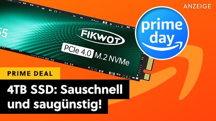 Letzte Chance auf das beste 4TB SSD-Angebot am Prime Day: Der Experten-Geheimtipp für PC + PS5 - meist ist die SSD schneller als angegeben!