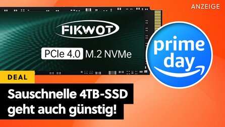 4TB-SSD Preis-Hammer zum Prime Day: Schnell wie die Samsung 990 Pro, aber viel, viel günstiger!