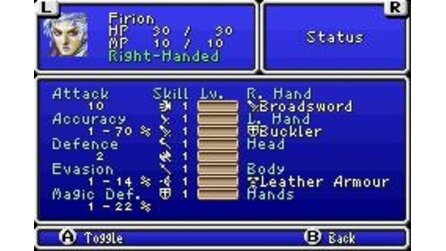 Final Fantasy I + II: Dawn of Souls Game Boy Advance